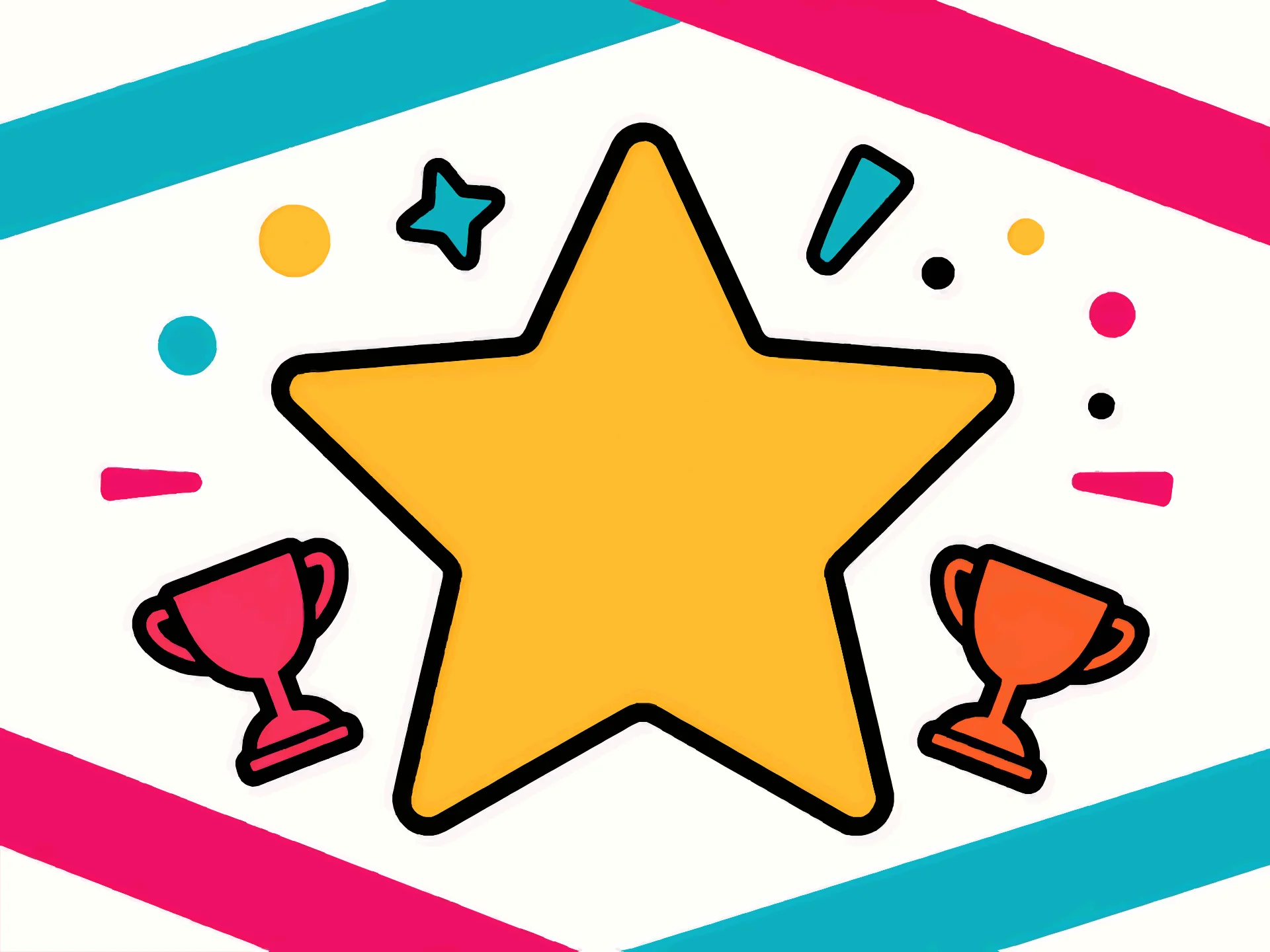 Congratulations card — playful style