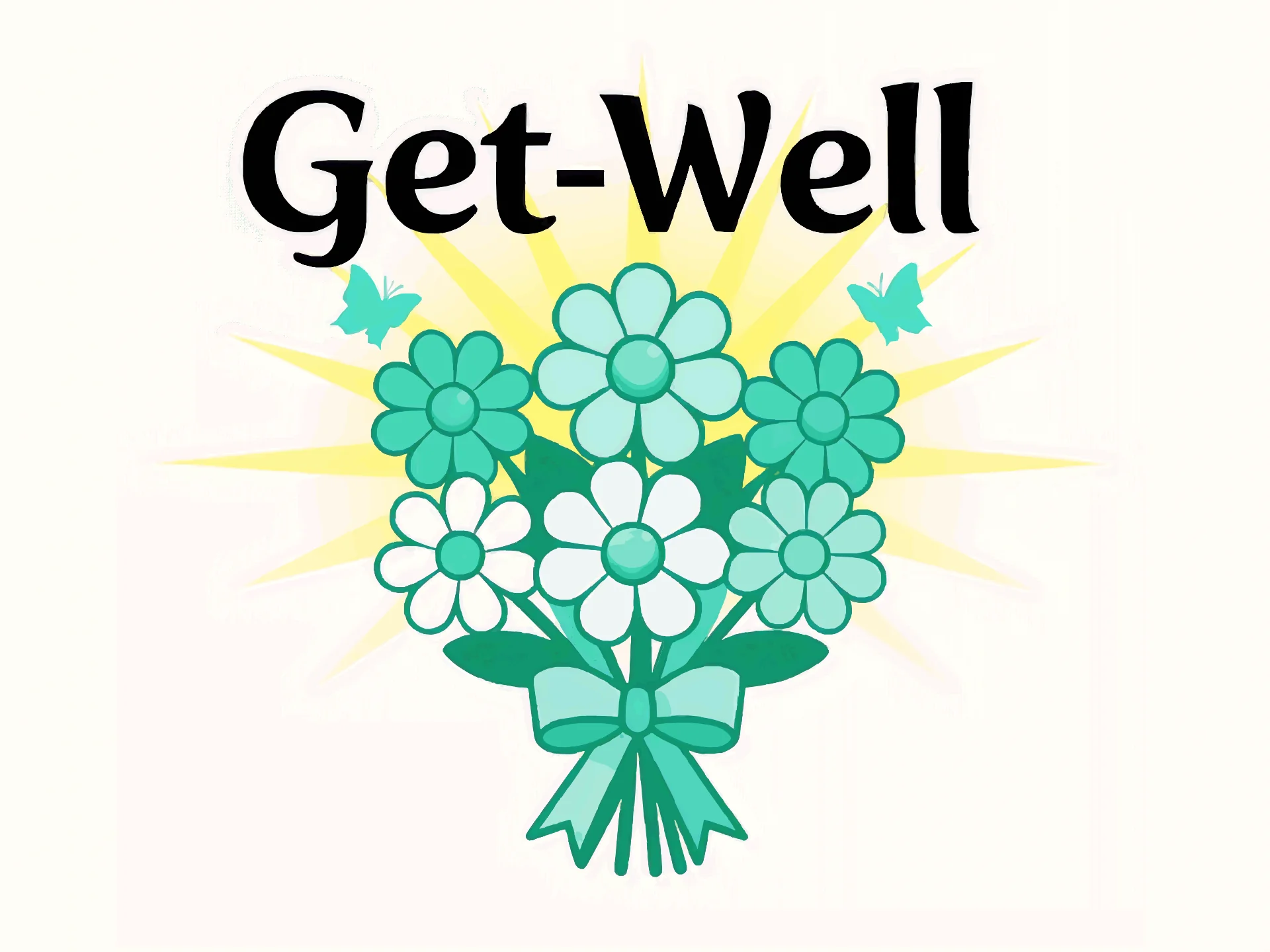 Get Well card — warm style