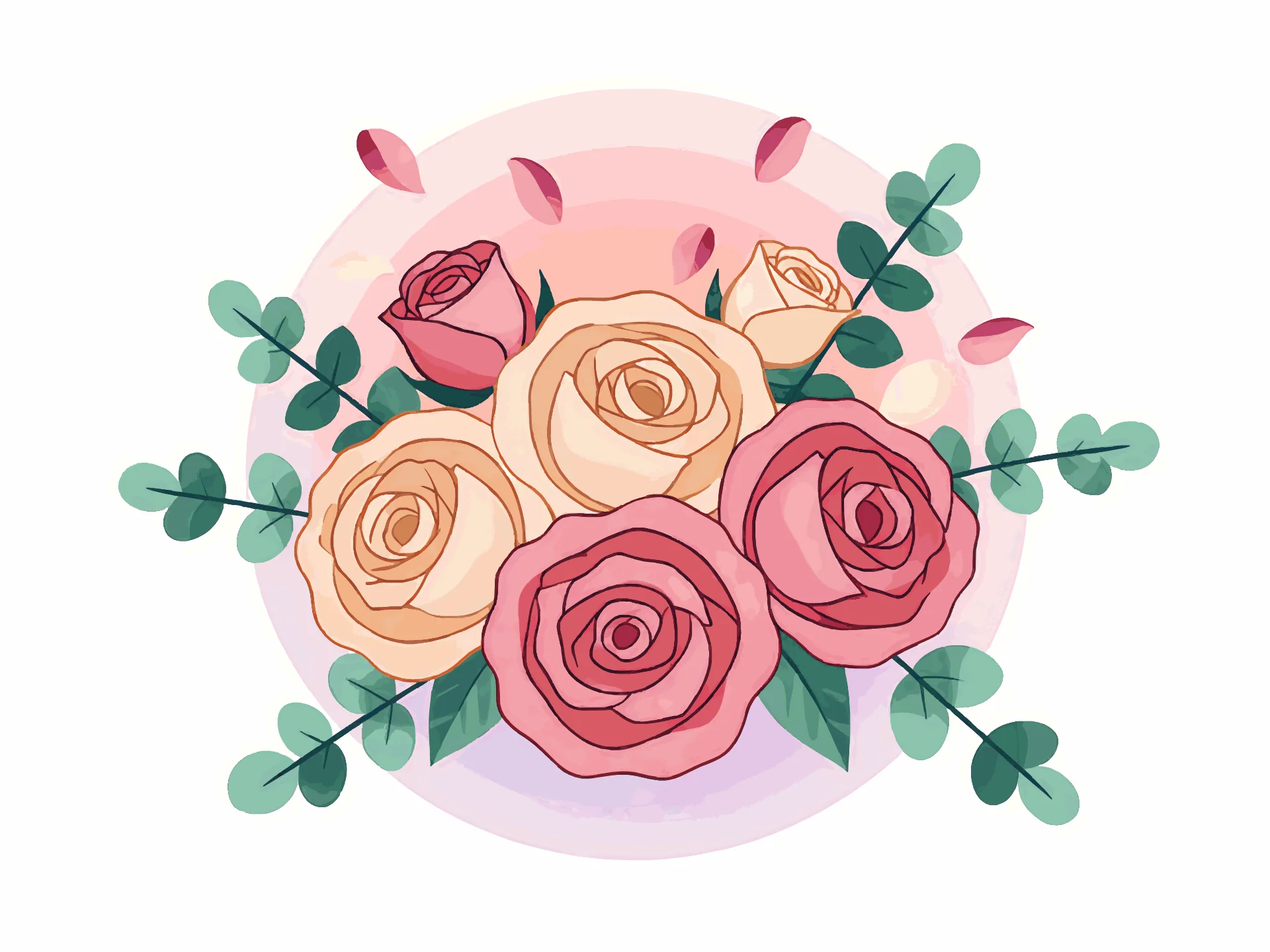 Mother's Day card — warm style