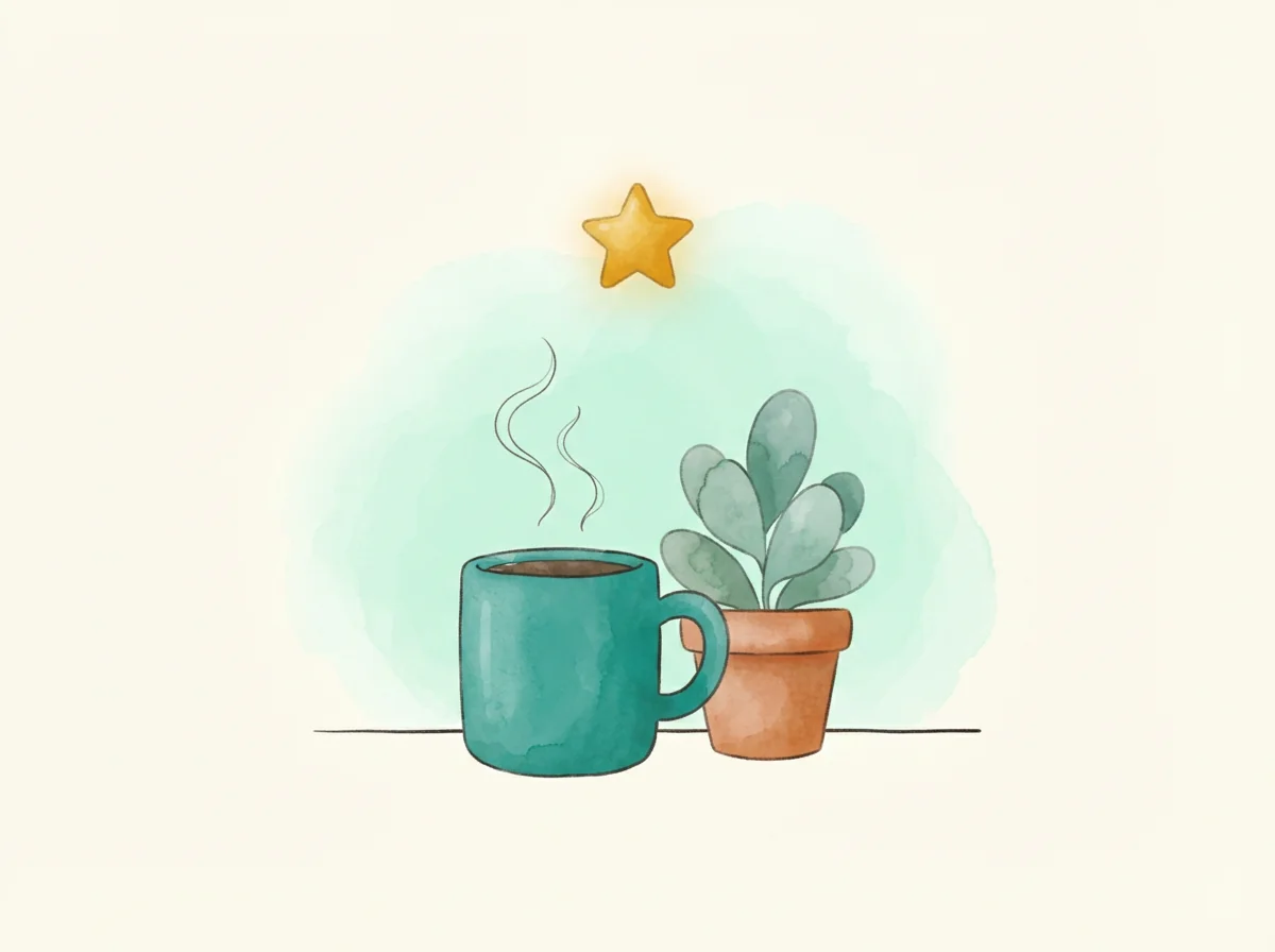 Office card — warm style