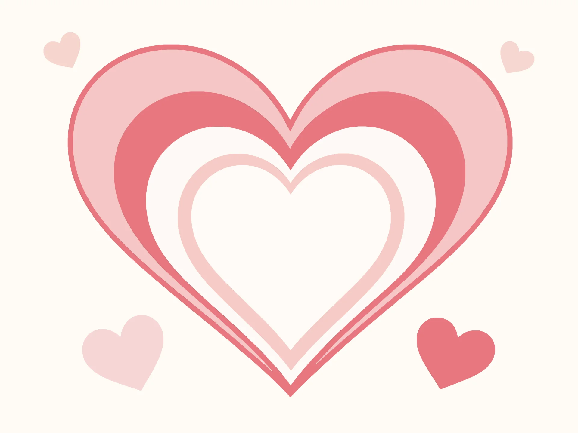 Valentine's Day card — festive style