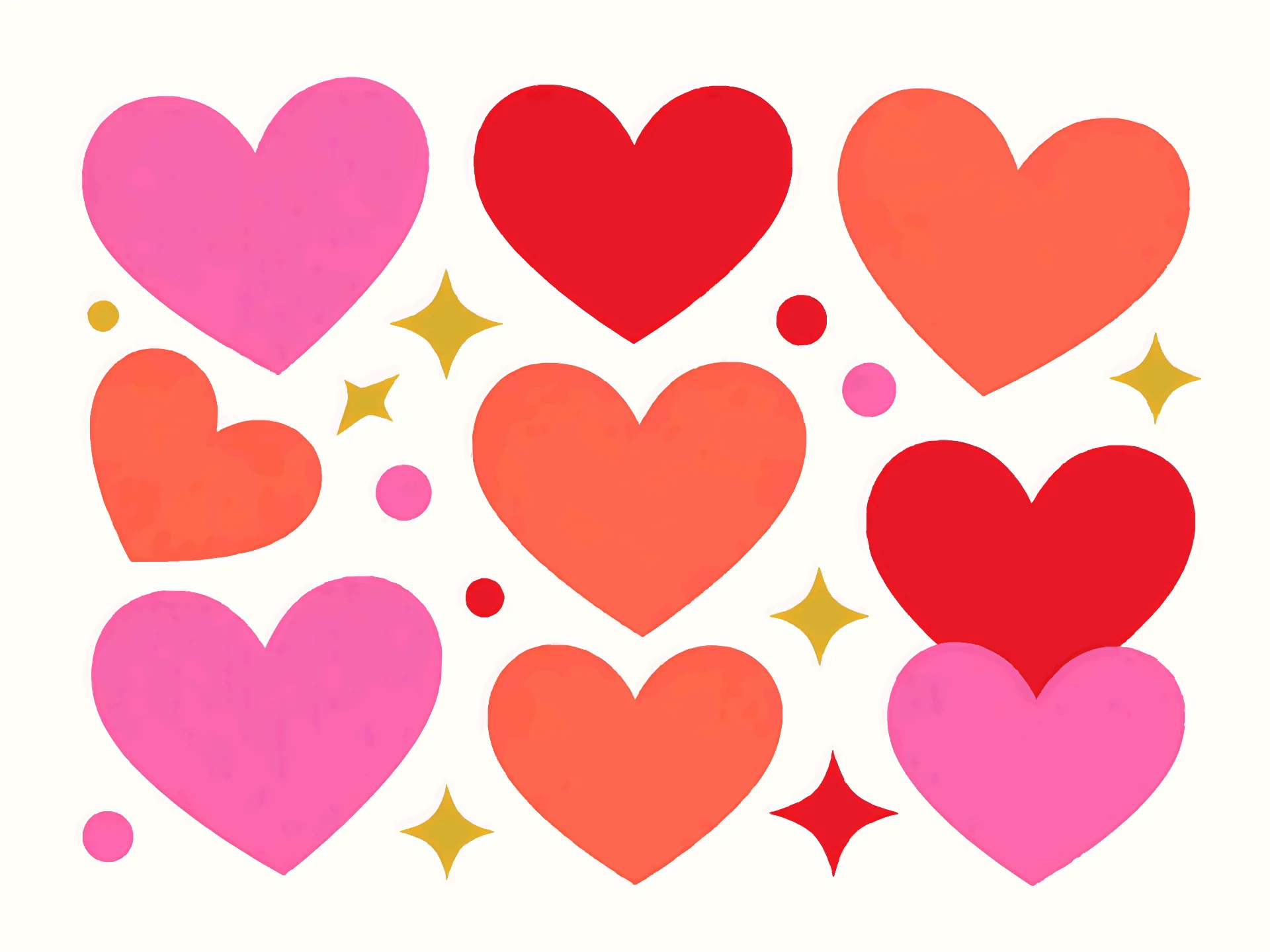 Valentine's Day card — playful style
