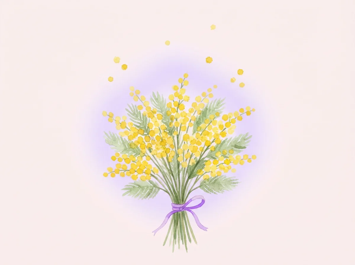 Women's Day card — warm style