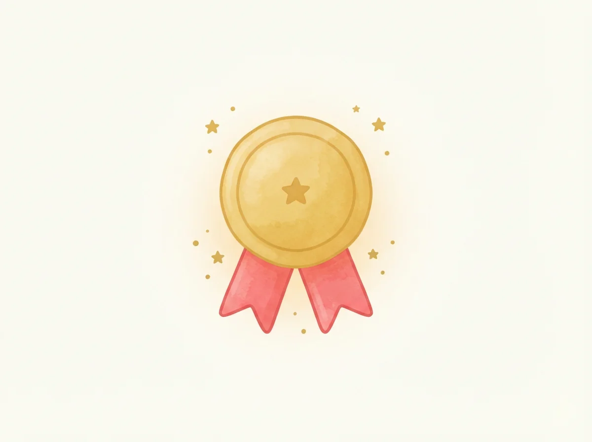 Work Anniversary card — warm style