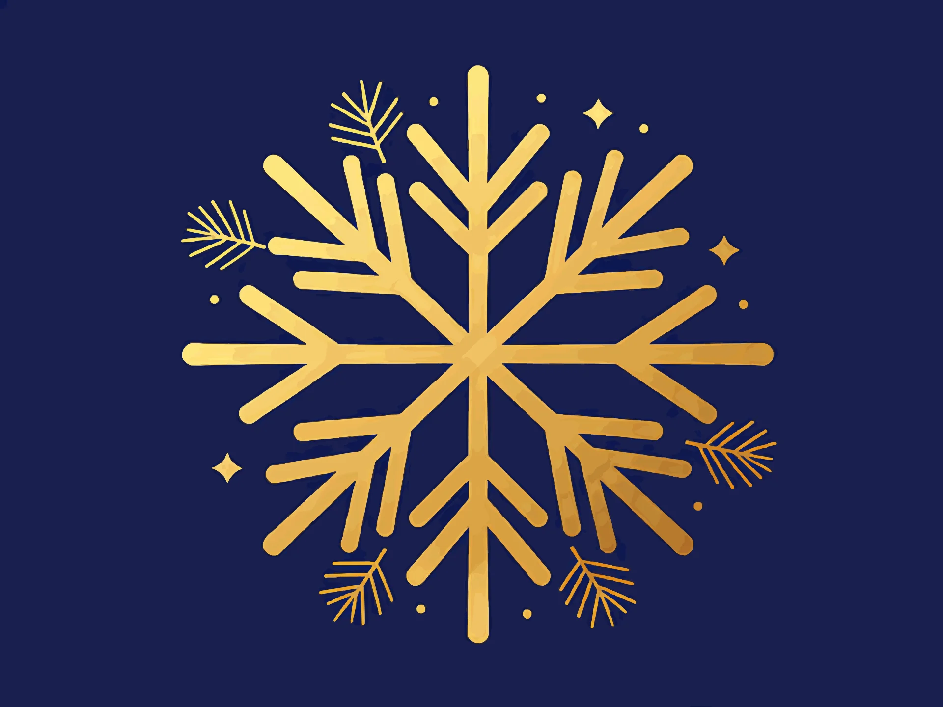 Holiday card — elegant style