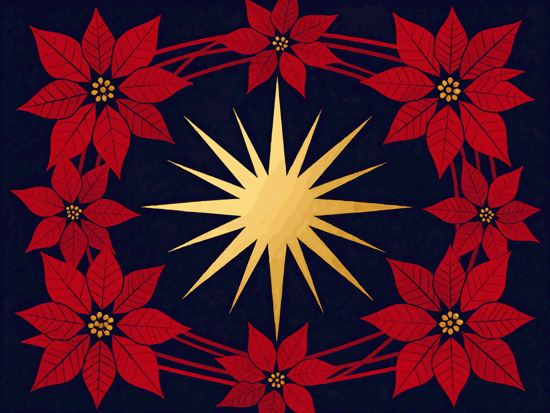 Holiday card — elegant style