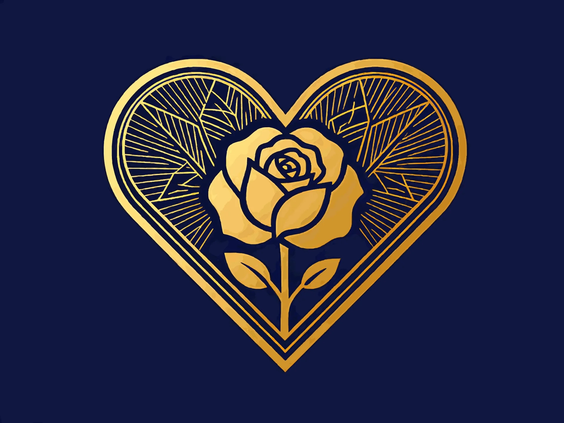 Love card — elegant style