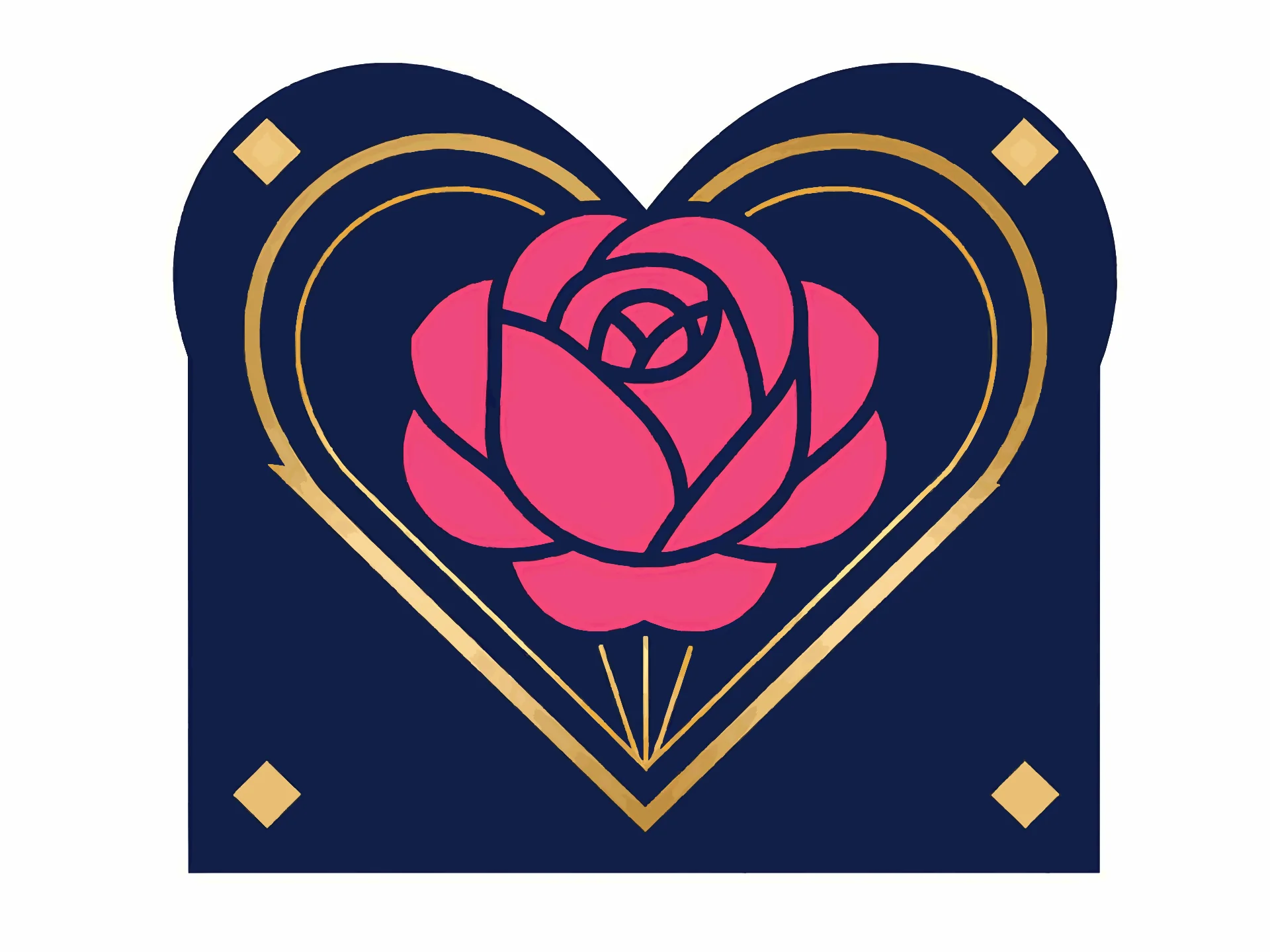 Love card — elegant style
