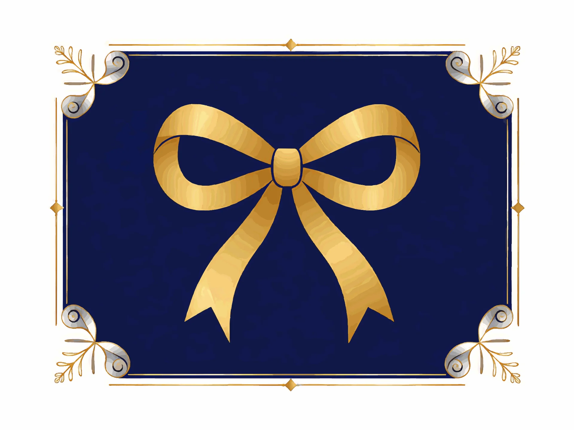 Thank You card — elegant style