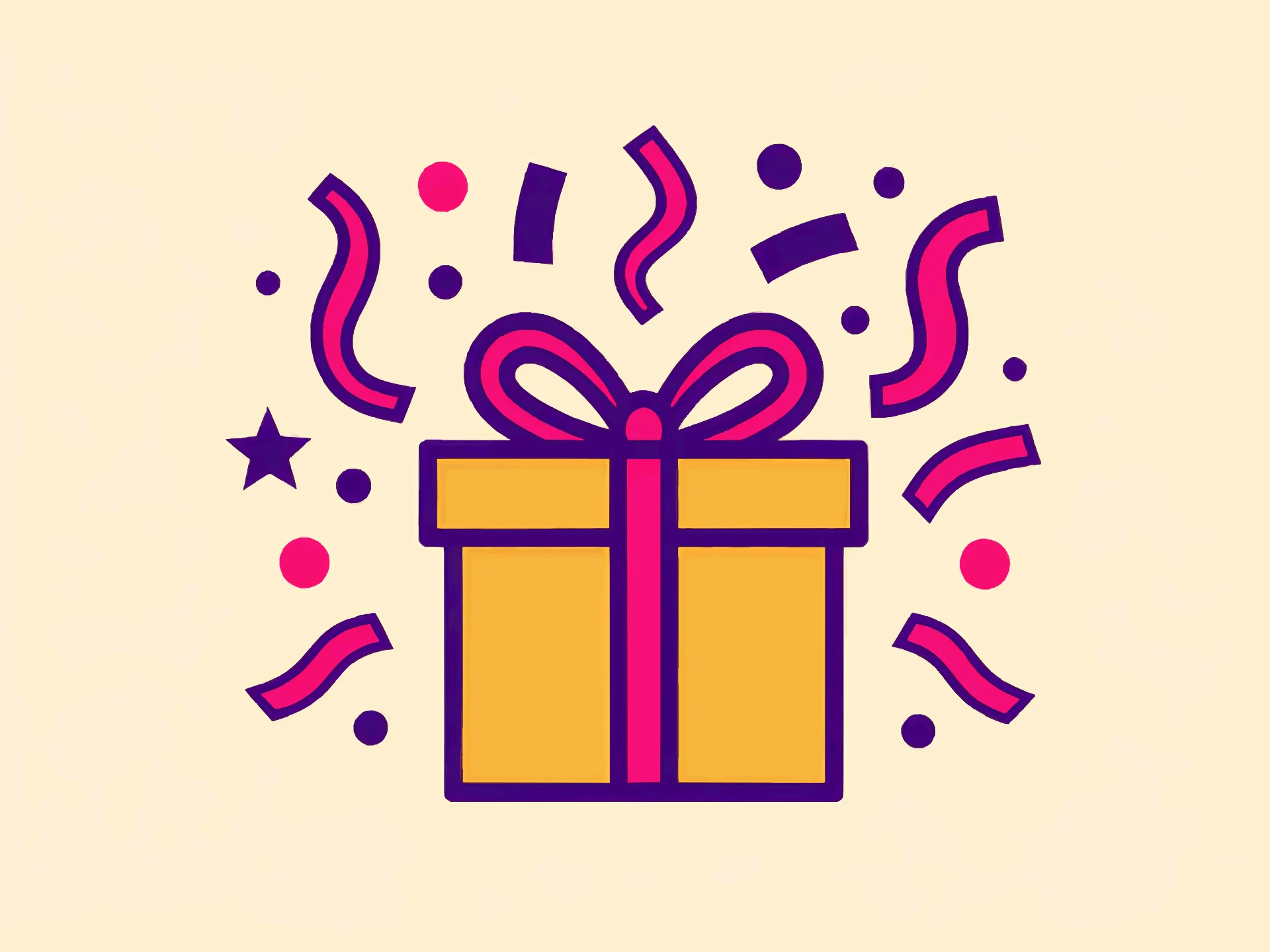 Thank You card — festive style