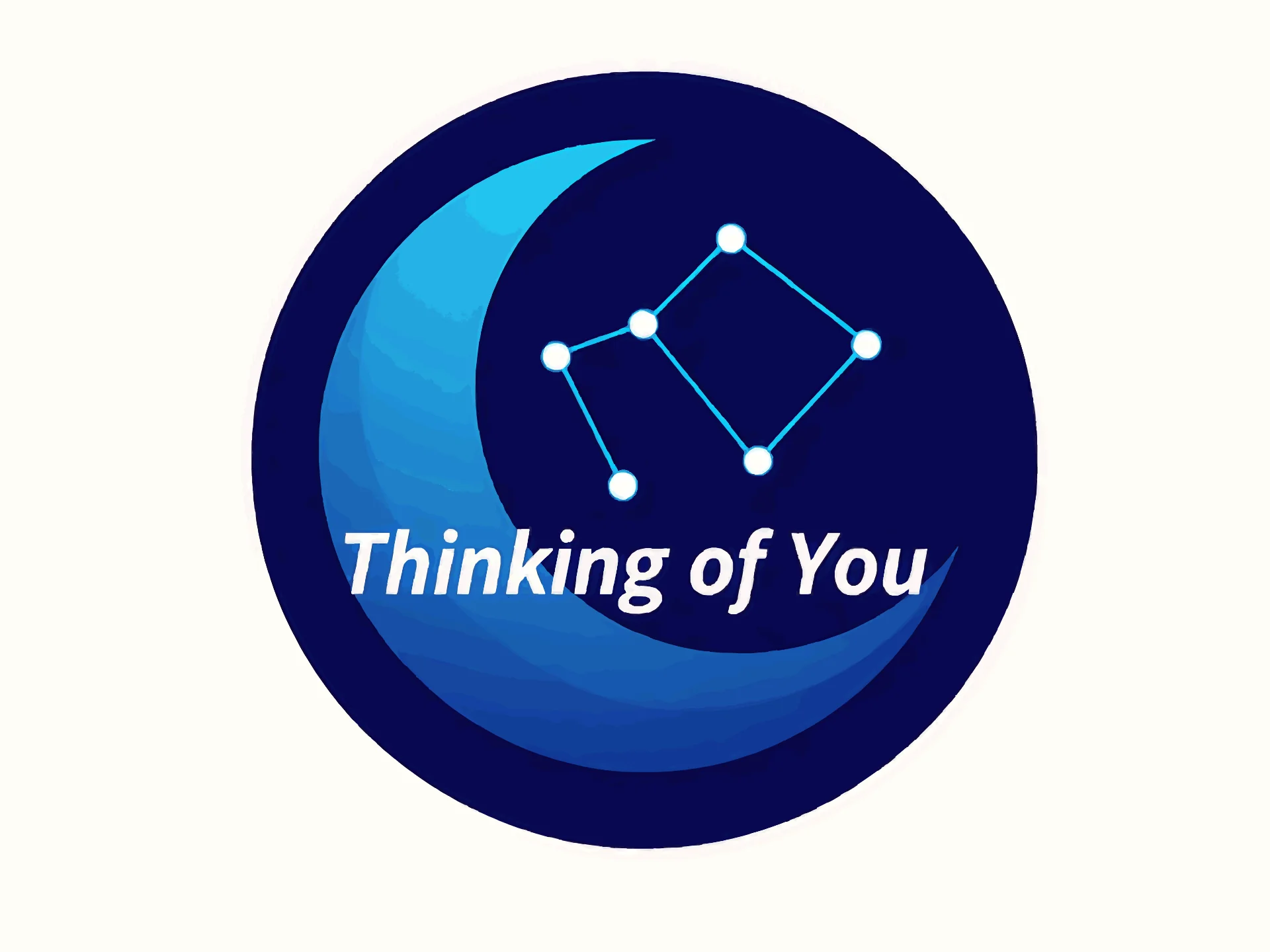 Thinking of You card — elegant style