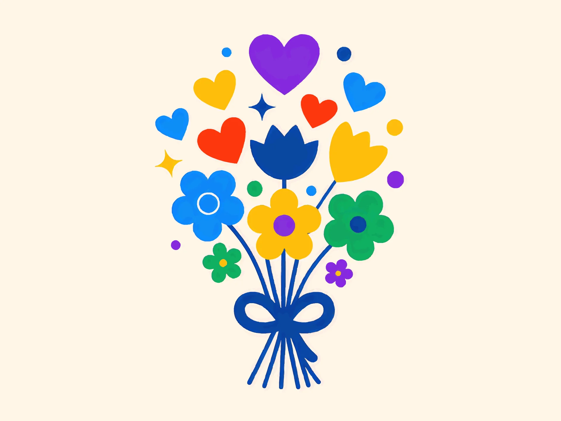 Thinking of You card — festive style